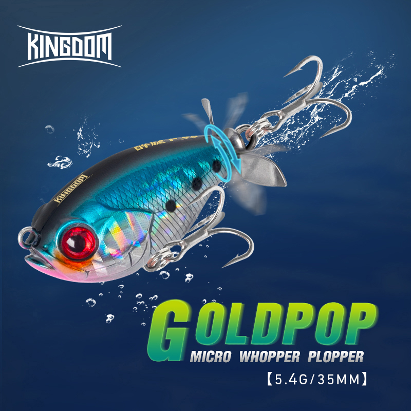 Kingdom Propeller Topwater Pop - Fishing Lure Soft Plastic review and price