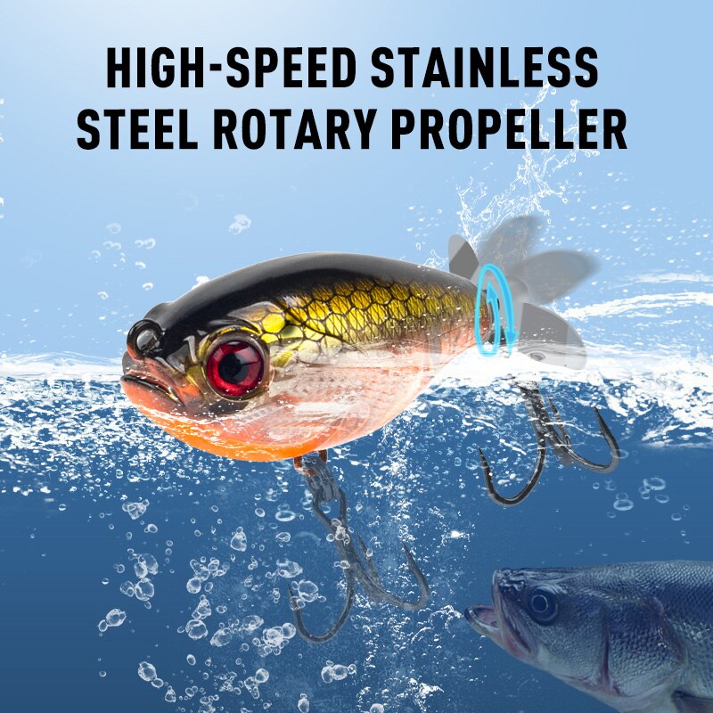 Kingdom Propeller Topwater Pop - Fishing Lure Soft Plastic review and price