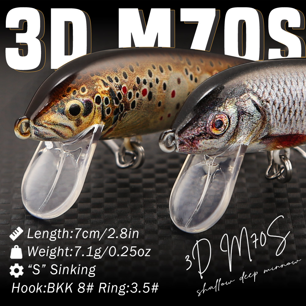B&U Fishing Lures Sinking Minn - Fishing Lure Swimbait review and price